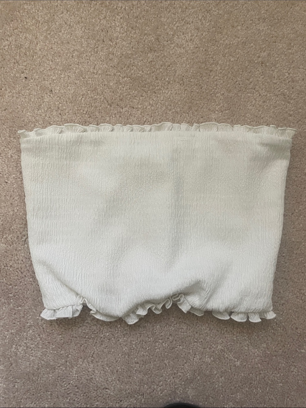 Free People Crop Tube Top White M